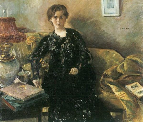 Lovis Corinth Portrait Frau Korfiz Holm